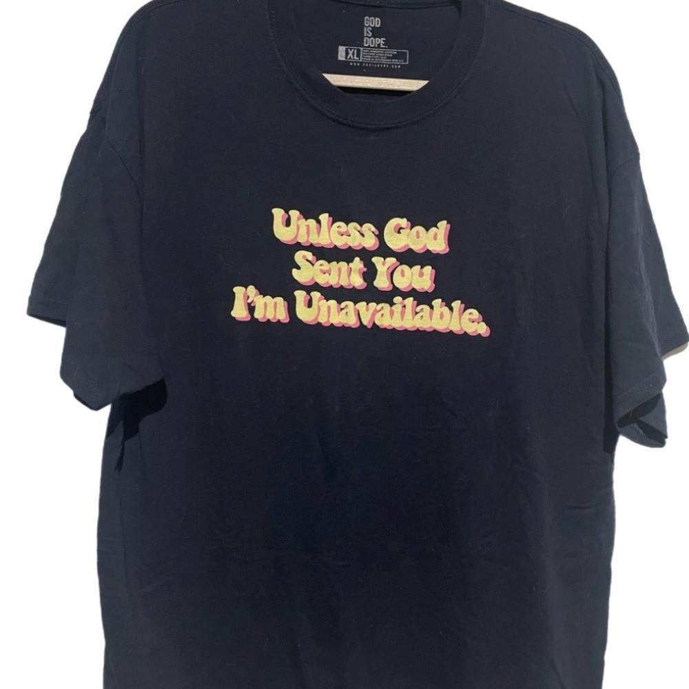 Navy Oversized Graphic T-Shirt